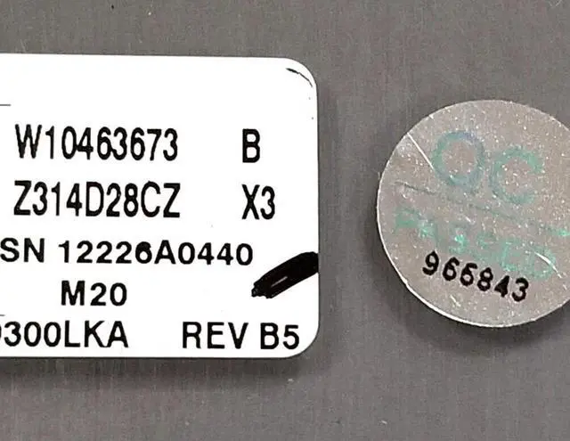 Alt view image 2 of 6 - Rabon Services Group - OEM Replacement for Whirlpool Dryer Control Panel  W10463673