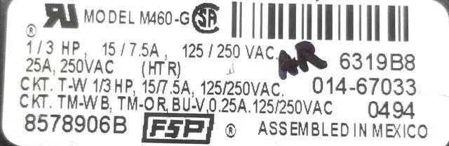 Alt view image 4 of 5 - Rabon Services Group - Replacement for Whirlpool Dryer Timer 8578906B WP8578906  ?? ??