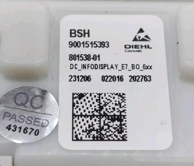 Alt view image 2 of 4 - Rabon Services Group - New OEM Replacement for Bosch Dishwasher LED Light Control 9001515393