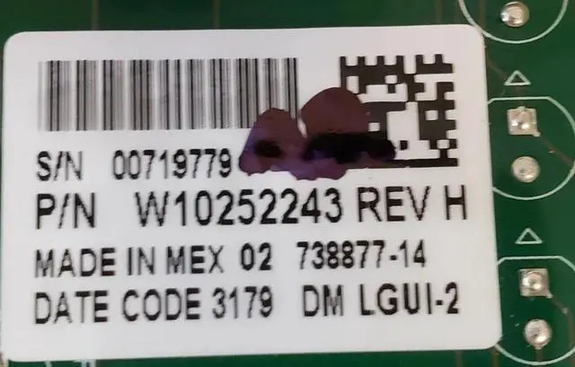 Alt view image 3 of 4 - Rabon Services Group - OEM Replacement for Maytag Dryer Control W10272644 W10252243