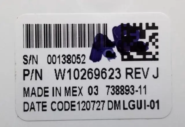 Alt view image 3 of 4 - Rabon Services Group - Genuine OEM Replacement for Whirlpool Dryer Control W10269623?  *