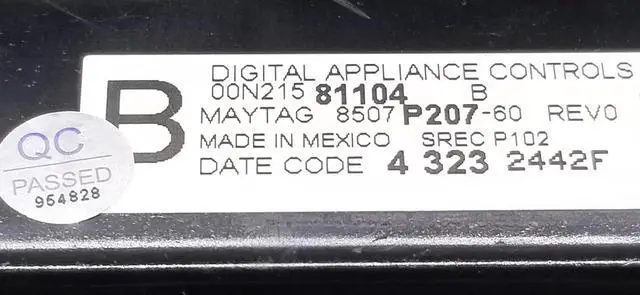 Alt view image 2 of 4 - Rabon Services Group - OEM Replacement for Maytag Range Control  8507P207-60