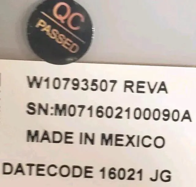 Alt view image 2 of 4 - Rabon Services Group - OEM Replacement for Whirlpool Dryer Control Panel  W10793507