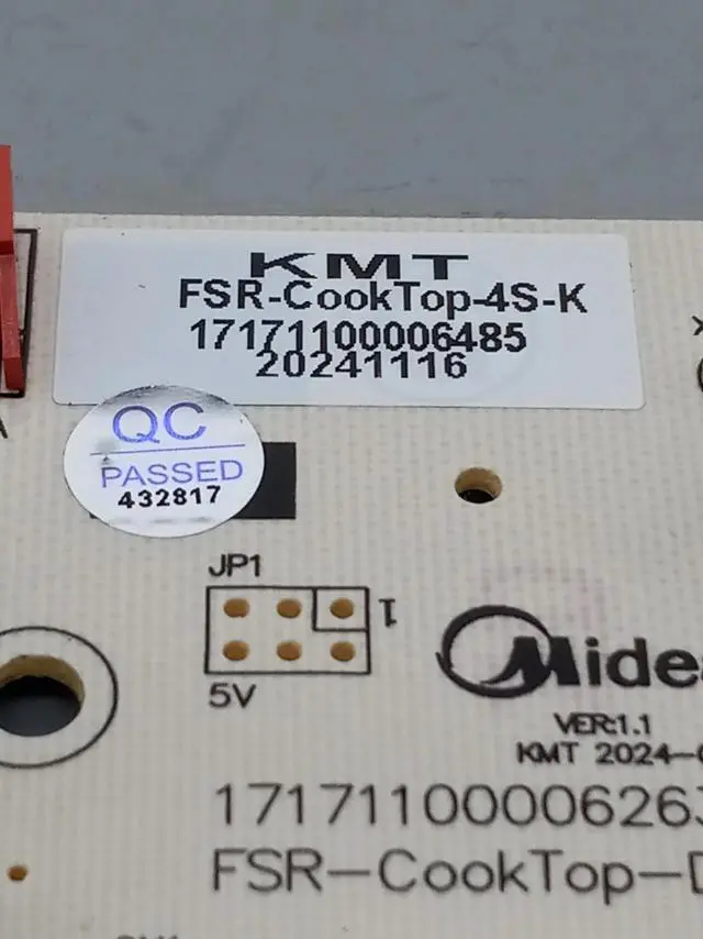 Alt view image 4 of 5 - Rabon Services Group - New OEM Replacement for Midea Range Knob Controls 17171100006485