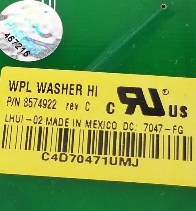 Alt view image 2 of 4 - Rabon Services Group - OEM Replacement for Whirlpool Washer Control  8574922   ~  ~