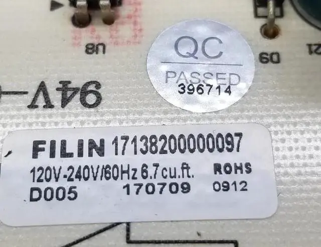 Alt view image 2 of 7 - Rabon Services Group - OEM Replacement for Midea Dryer Control 17138200000097