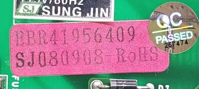 Alt view image 3 of 4 - Rabon Services Group - OEM Replacement for LG Fridge Control Board EBR41956409
