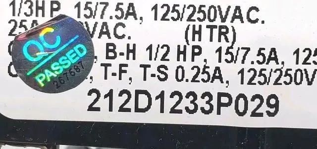 Alt view image 2 of 4 - Rabon Services Group - Genuine OEM Replacement for GE Dryer Timer 212D1233P029