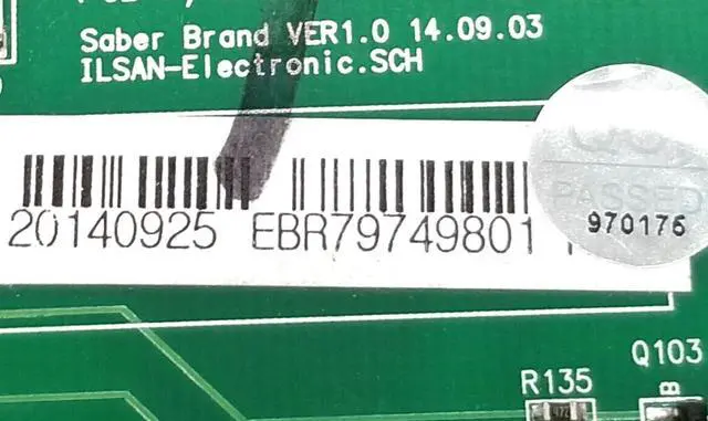 Alt view image 2 of 6 - Rabon Services Group - OEM Replacement for LG Fridge Dispenser Control EBR79749801