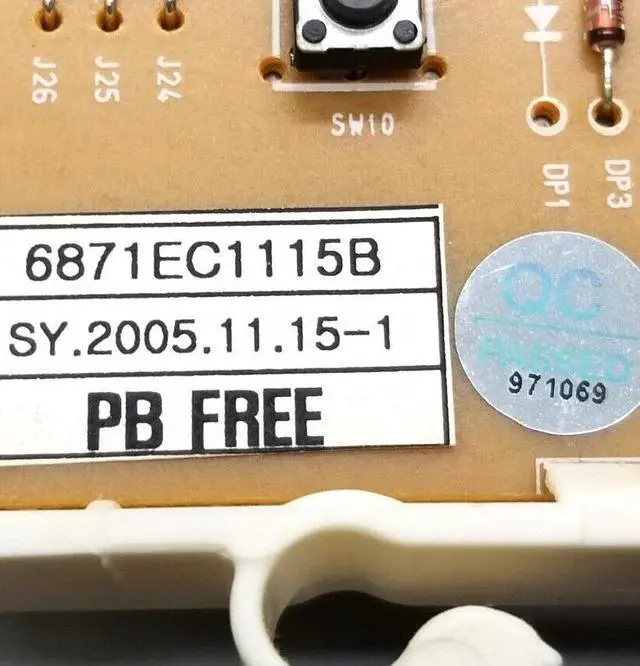Alt view image 2 of 4 - Rabon Services Group - OEM Replacement for LG Dryer Display PCB  6871EC1115B   ~  ~
