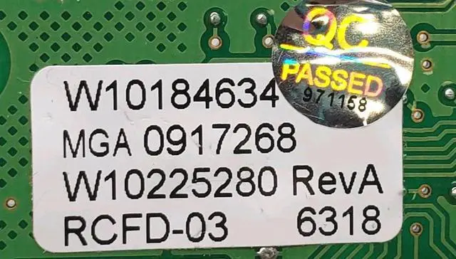 Alt view image 3 of 4 - Rabon Services Group - OEM Replacement for Whirlpool Fridge Control W10184634