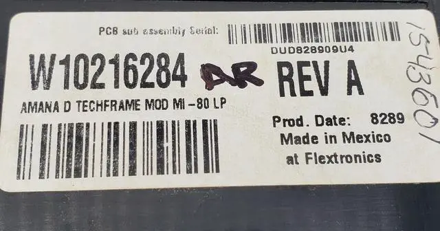 Alt view image 3 of 4 - Rabon Services Group - OEM Replacement for Whirlpool Dryer Control W10216284 ? ?