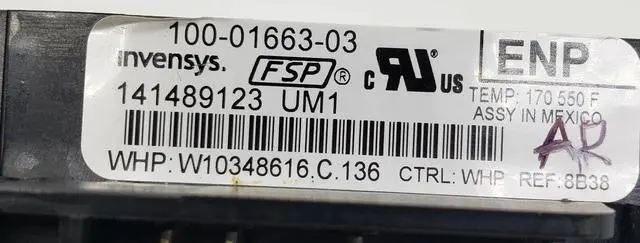 Alt view image 7 of 7 - Rabon Services Group - OEM Replacement for Whirlpool Range Control Board W10348616  *