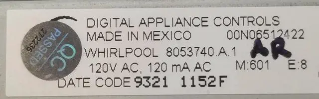 Alt view image 6 of 7 - Rabon Services Group - OEM Replacement for Whirlpool Range Control 8053740  ? ?