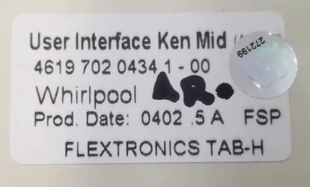 Alt view image 7 of 7 - Rabon Services Group - Genuine Replacement for Whirlpool Washer Control 461970204341 ?  *