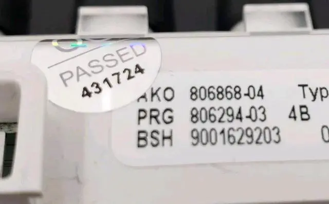 Alt view image 7 of 7 - Rabon Services Group - New OEM Replacement for Bosch Dishwasher Operating Module 9001629203
