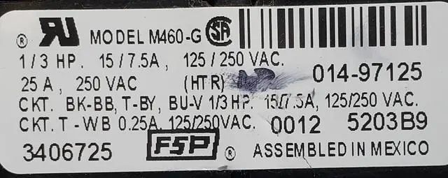 Alt view image 2 of 6 - Rabon Services Group - Genuine Replacement for Whirlpool Dryer Timer 3406725  ~  ~