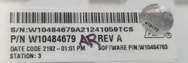 Alt view image 5 of 6 - Rabon Services Group - Genuine OEM Replacement for Whirlpool Washer Control W10484679  *