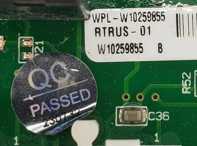 Alt view image 3 of 4 - Rabon Services Group - OEM Replacement for Whirlpool Refrigerator Control W10259855B  *