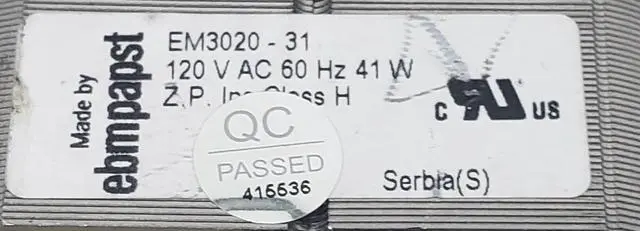 Alt view image 3 of 5 - Rabon Services Group - New OEM Replacement for Bosch Oven Fan Motor Assembly 12040701 ?  ?
