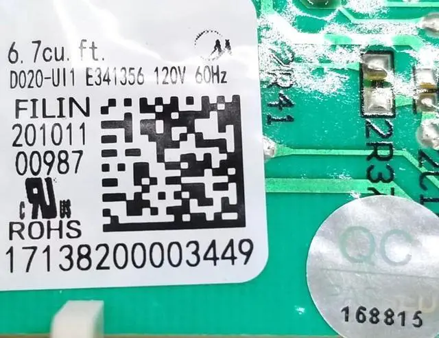 Alt view image 2 of 4 - Rabon Services Group - OEM Replacement for Midea Dryer Control 17138200003449