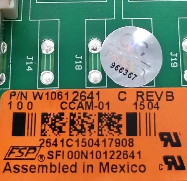 Alt view image 2 of 4 - Rabon Services Group - OEM Replacement for KitchenAid Oven Control  W10612641