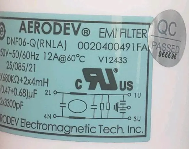 Alt view image 3 of 4 - Rabon Services Group - OEM Replacement for GE Laundry Center EMI Filter WH04X29460