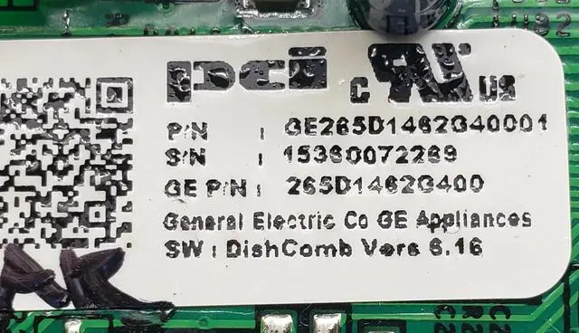 Alt view image 5 of 6 - Rabon Services Group - Genuine OEM Replacement for GE Dishwasher Control 265D1462G400  *