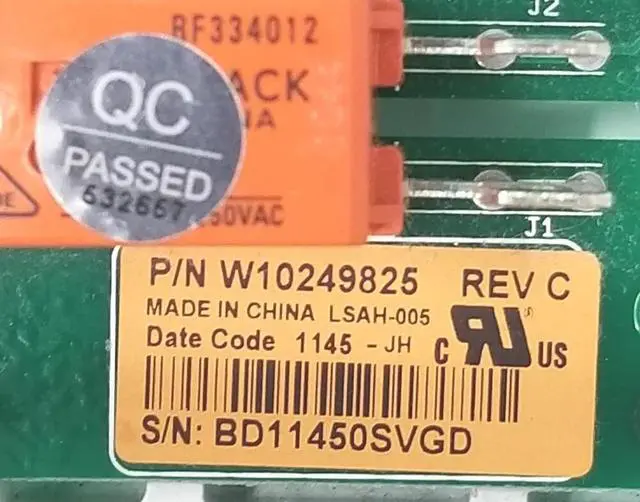 Alt view image 2 of 4 - Rabon Services Group - OEM Replacement for Whirlpool Dryer Control  W10249825   ? ?