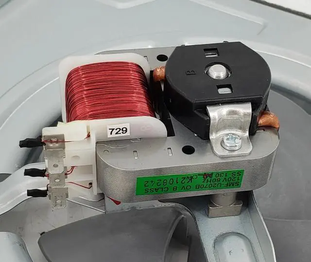 Alt view image 3 of 7 - Rabon Services Group - New Replacement for Samsung Microwave Cooling Fan Motor w/Blade DE94-04042C