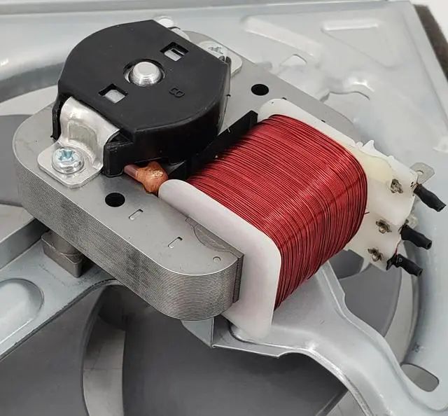 Alt view image 2 of 7 - Rabon Services Group - New Replacement for Samsung Microwave Cooling Fan Motor w/Blade DE94-04042C