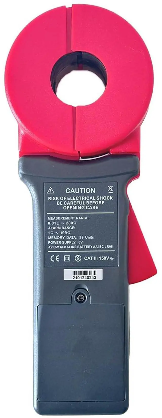 Alt view image 6 of 7 - ETCR2100A+ Digital Clamp Ground Earth Resistance Meter Tester 0.01-200