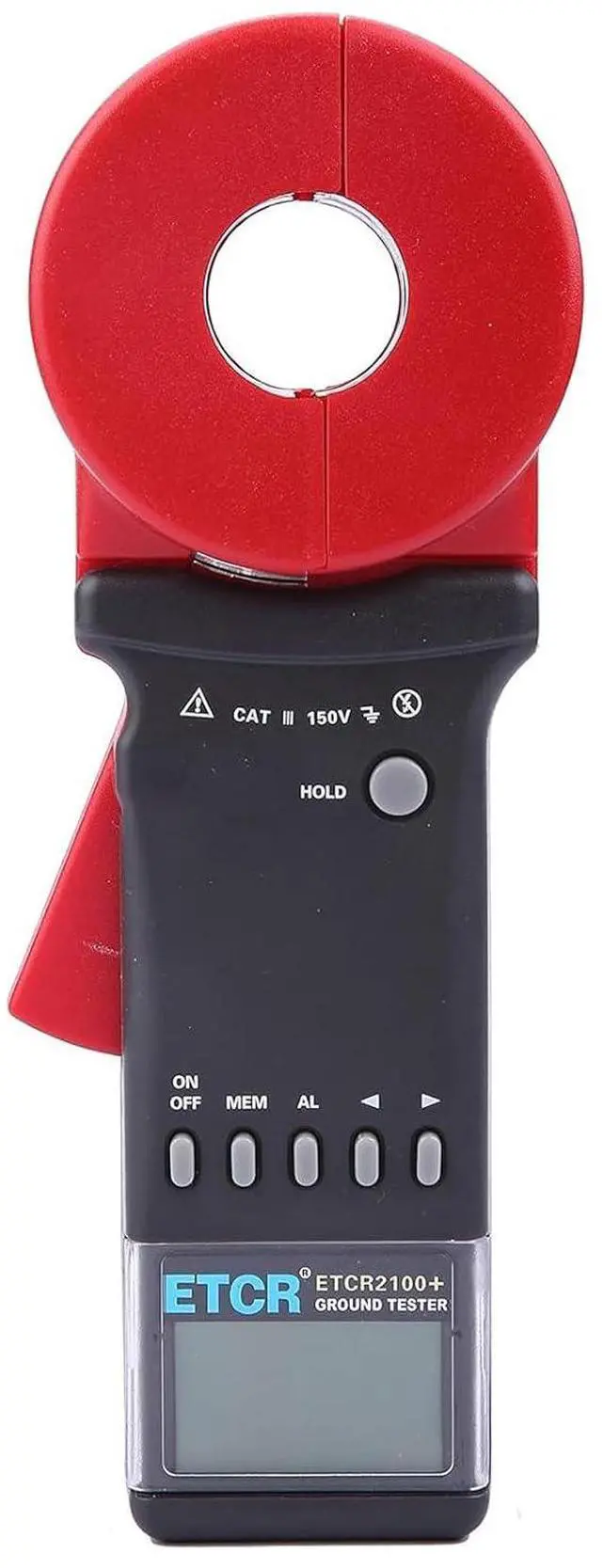 Alt view image 4 of 7 - ETCR2100+ Digital Clamp Ground Earth Resistance Meter Tester 0.01-1200