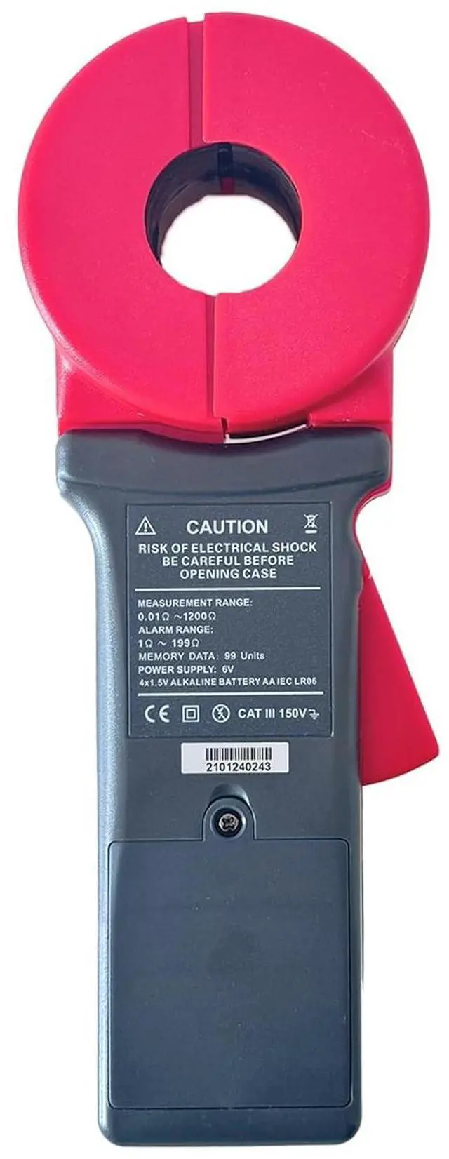 Alt view image 5 of 7 - ETCR2100+ Digital Clamp Ground Earth Resistance Meter Tester 0.01-1200