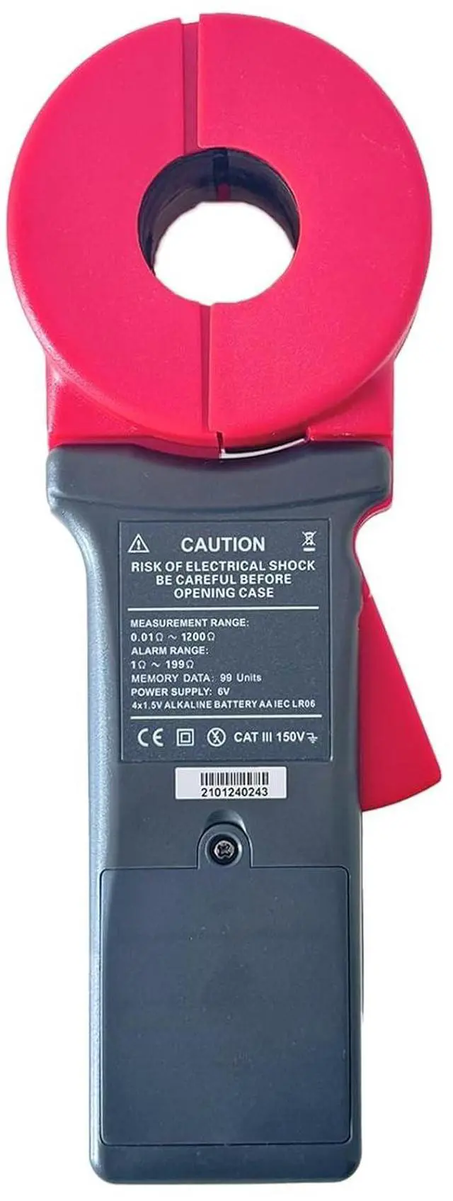 Alt view image 5 of 7 - ETCR2100C+ Digital Clamp Ground Earth Resistance Meter Tester Ammeter 0.01-1200, 0.00mA-20.0A