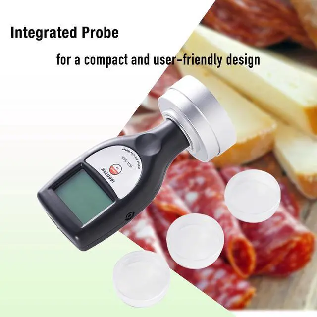 Alt view image 2 of 7 - HKNDT WA-60A Water Activity Meter Portable Water Acivity Monitor Smart Food Water Activity Tester for Food Jerky Dried Fruit Grain Vegetable AW Monitor Measuring Range 0 aw -1.0 aw