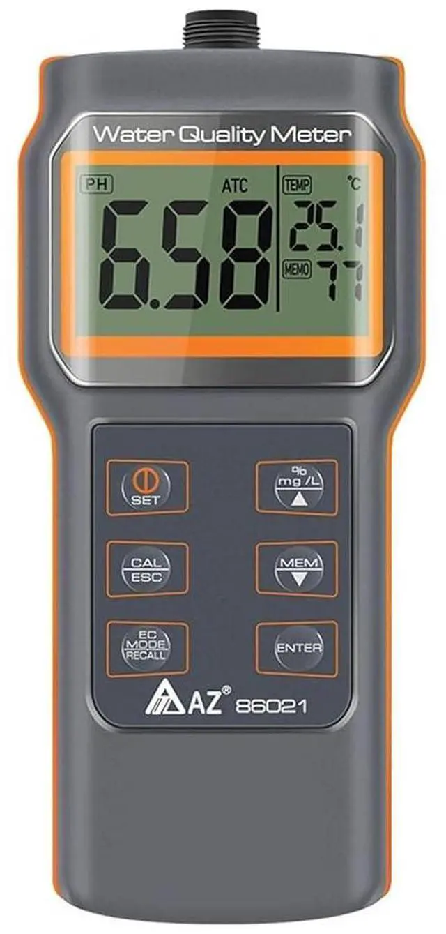 Alt view image 3 of 7 - HKNDT AZ-86021 Dissolved Oxygen Tester Water Quality Meter D.O Meter Temperature Meter | Can Measure pH Conductivity TDS Salinity by Using Different Probes | Multiple Parameters Water Tester AZ86021