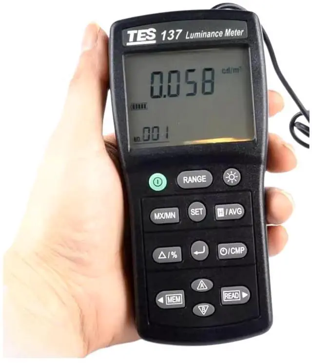 Main image of HKNDT TES-137 Luminance Meter Light Meter Brightness Meter TES137 Lux Meter