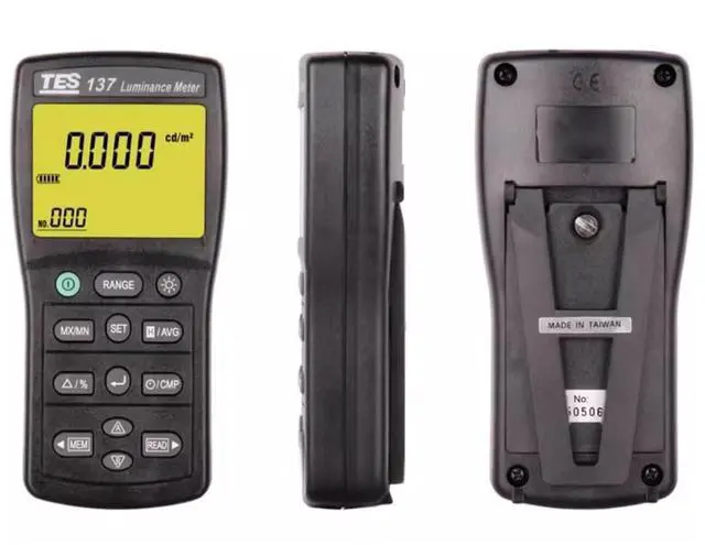 Alt view image 4 of 7 - HKNDT TES-137 Luminance Meter Light Meter Brightness Meter TES137 Lux Meter