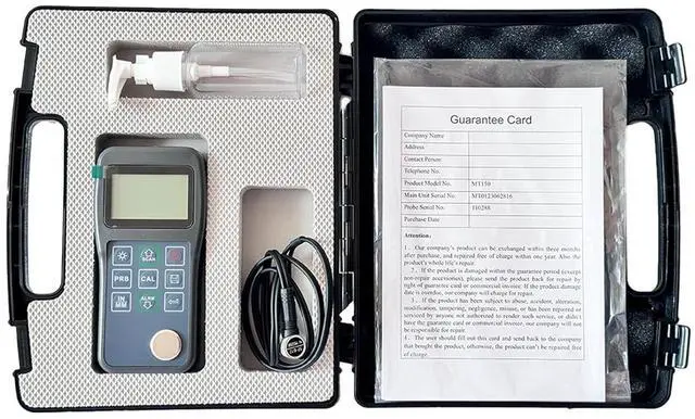 Alt view image 5 of 6 - Mitech MT160 Ultrasonic Thickness Gauge 0.75-300mm (in Steel) 0.1/0.01mm
