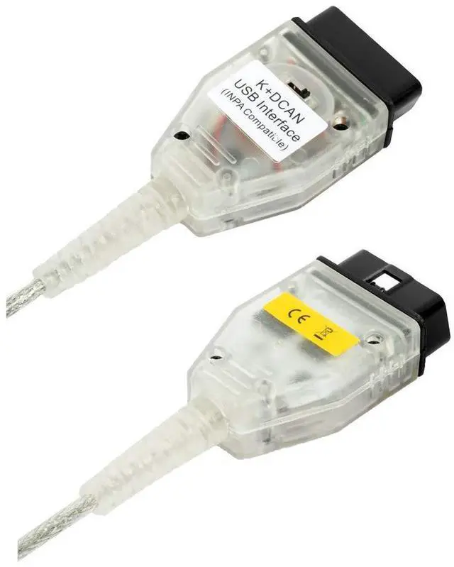 Alt view image 4 of 6 - Taotao K+CAN Cable with Switch FT232RL K+D CAN USB Interface Cable Car Ediabas K+ Dcan USB OBD2 OBDii Diagnostic Scanner for BMW Work with NCS Expert Tool32