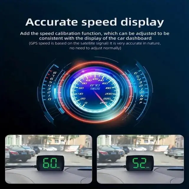 Alt view image 3 of 7 - Car HUD Speed MPH Display Smart GPS Speedometer