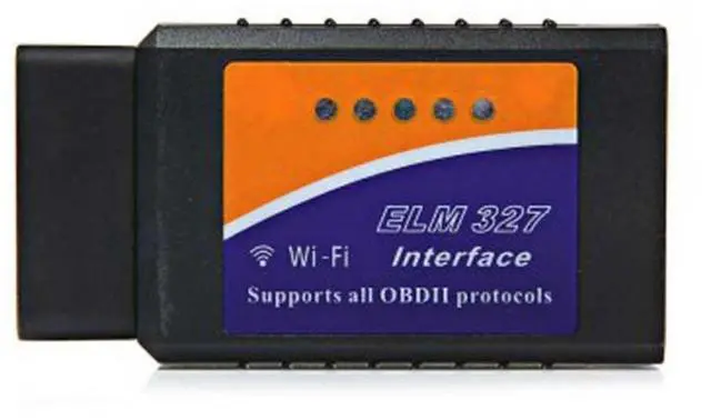 Main image of ELM327 V1.5 OBD2 Adapter Vehicle Scanner Diagnostic Scan Tool, Engine Check Fault Code Readers, Compatible with ISO Android (ELM327-W)