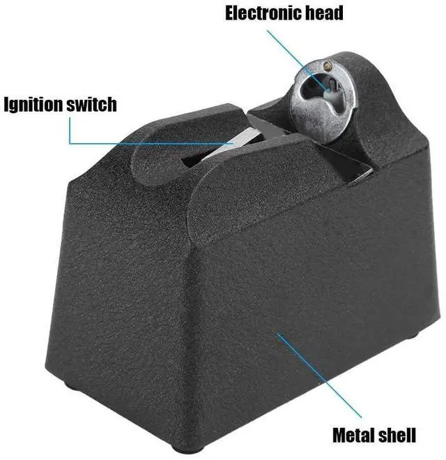 Alt view image 4 of 7 - Portable Electronic Torch Lighter Automatic Ignitor Light Sparks for Soldering Gas Welding, Black