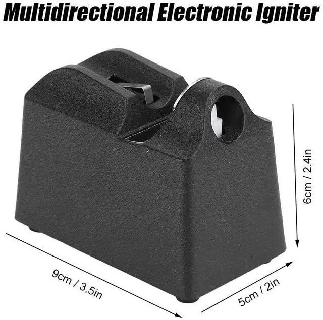 Alt view image 3 of 7 - Portable Electronic Torch Lighter Automatic Ignitor Light Sparks for Soldering Gas Welding, Black