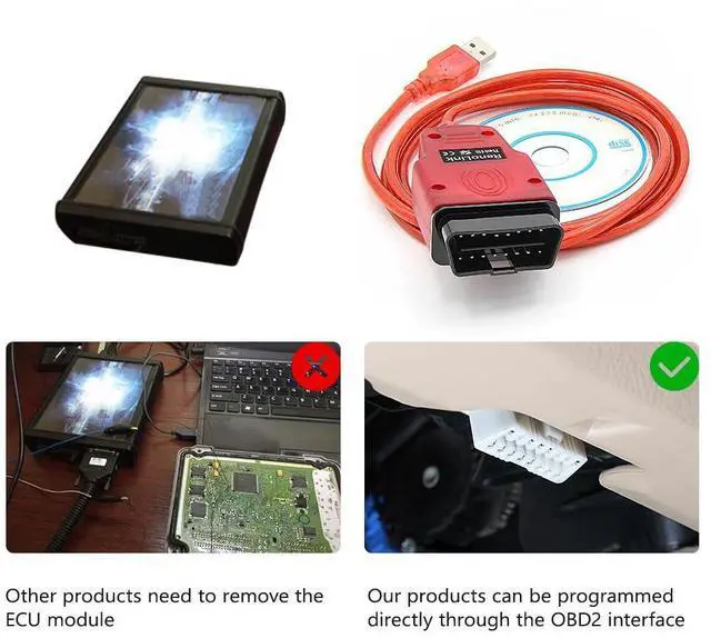 Alt view image 3 of 3 - USB OBD2 Diagnostic Cable Scan Tool for Renault, V1.99 ECU Programming Interface
