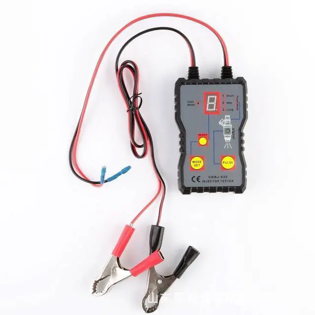 Alt view image 4 of 7 - CNBJ-620 Automotive Fuel Injector Tester Kit, 12V Digital Display, Professional Diagnostic Tool with Cleaning Head