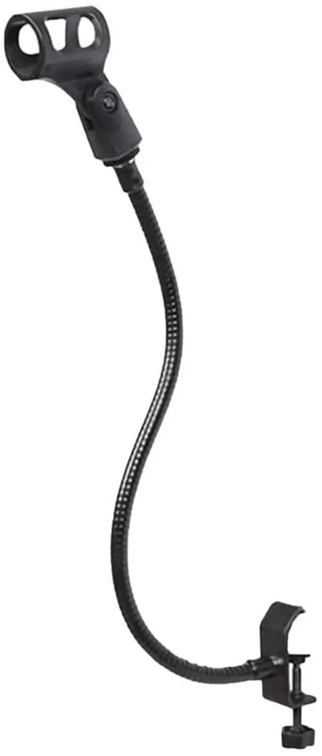 Alt view image 6 of 7 - Gooseneck Mic Stand Mic Gooseneck Clamp Microphone Stand Gooseneck Microphone Stand Adjustable Desk Mic Arm Stand with