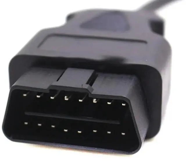 Alt view image 5 of 7 - OBD2 Truck Diagnostic Cable, J1939 OBD 9 Pin to 16Pin Male Connector Extension Cable