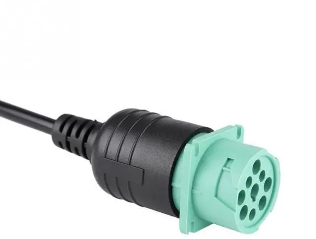 Alt view image 7 of 7 - OBD2 Truck Diagnostic Cable, J1939 OBD 9 Pin to 16Pin Male Connector Extension Cable